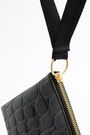 Sobre rectangular croco negro Sobre rectangular croco negro