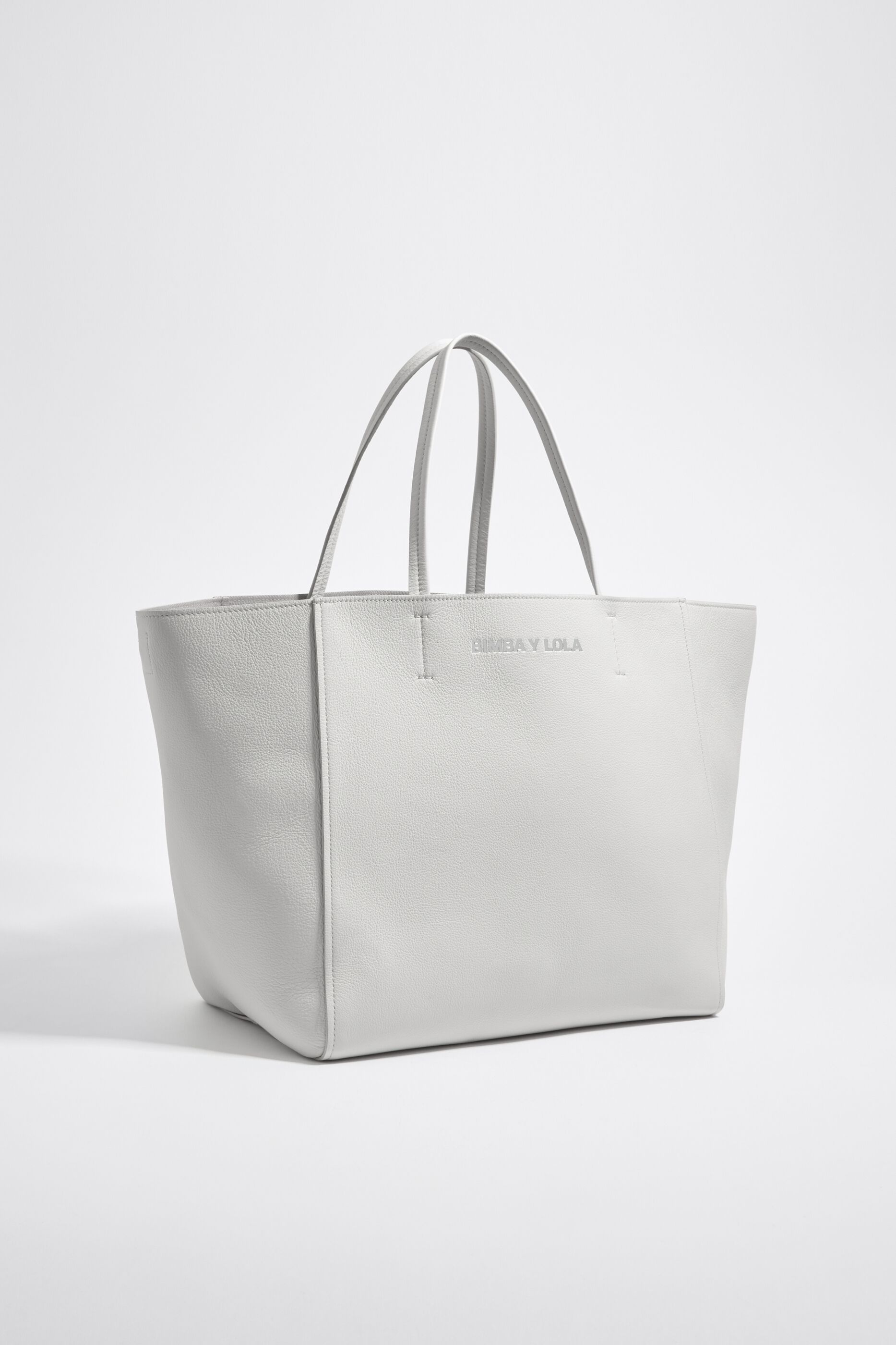 Bolso sales blanco piel