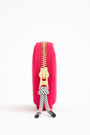Monedero ovalado nylon fucsia Monedero ovalado nylon fucsia
