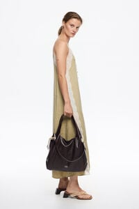 Bolso Paper grande piel caf&eacute;