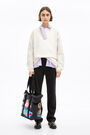 Pantalón elástico negro Pantalón elástico negro