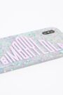 Funda iPhone X confeti lila Funda iPhone X confeti lila