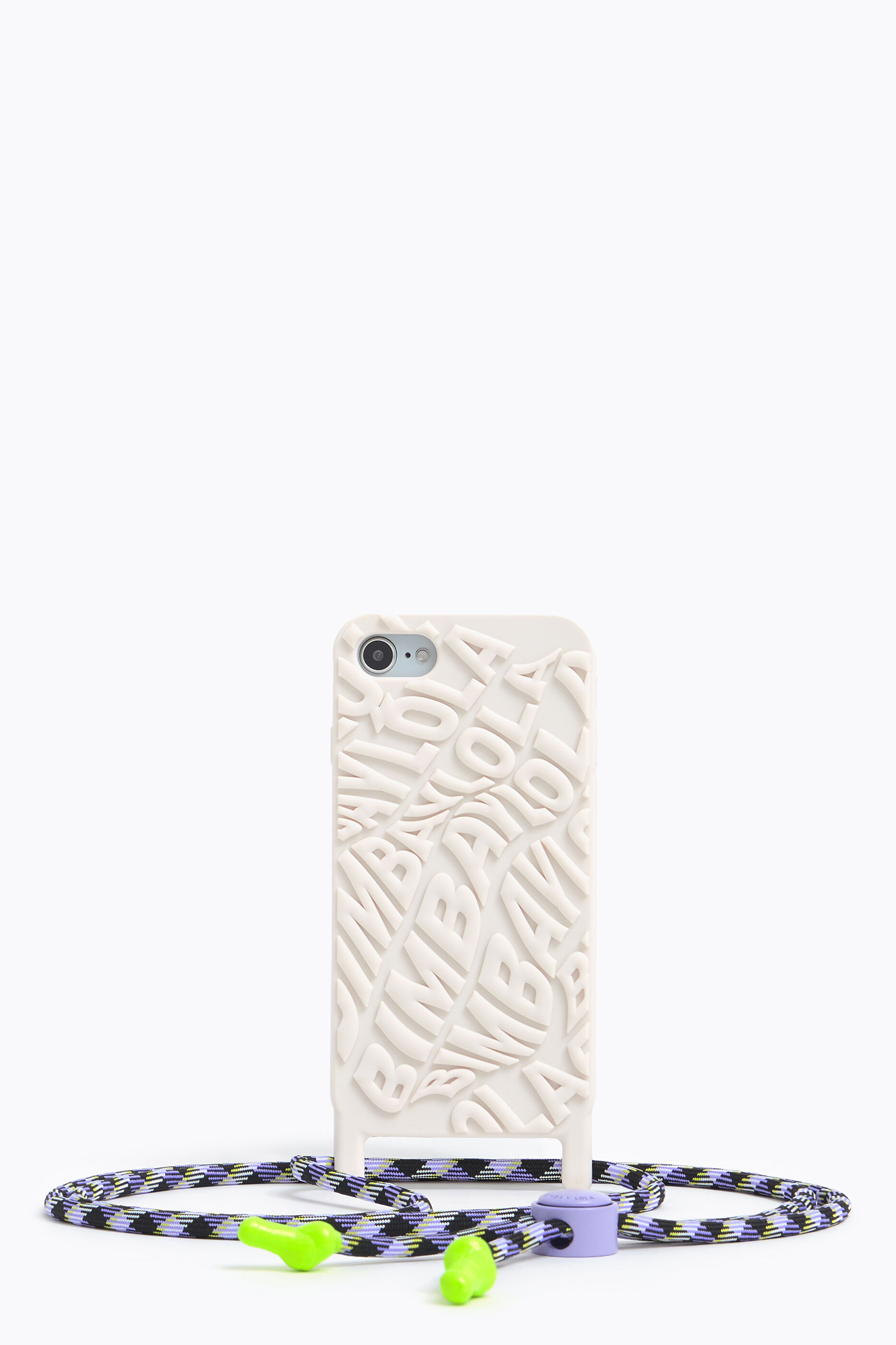 Funda iPhone SE logo blanca