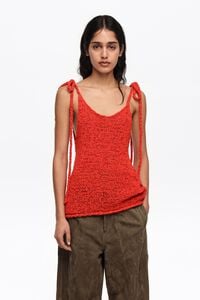 Jersey tirantes lazo rojo