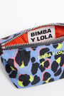 Neceser trapecio S nylon leopardo azul Neceser trapecio S nylon leopardo azul