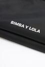 Cartera doble nylon negra Cartera doble nylon negra