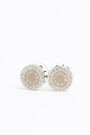 Pendientes pequeños logo gris Pendientes pequeños logo gris