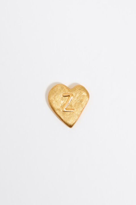 Pendientes letra Z corazón dorado Pendientes letra Z corazón dorado
