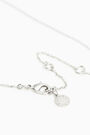 Collar corto fino logo blanco Collar corto fino logo blanco