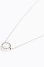 Collar corto fino logo blanco Collar corto fino logo blanco