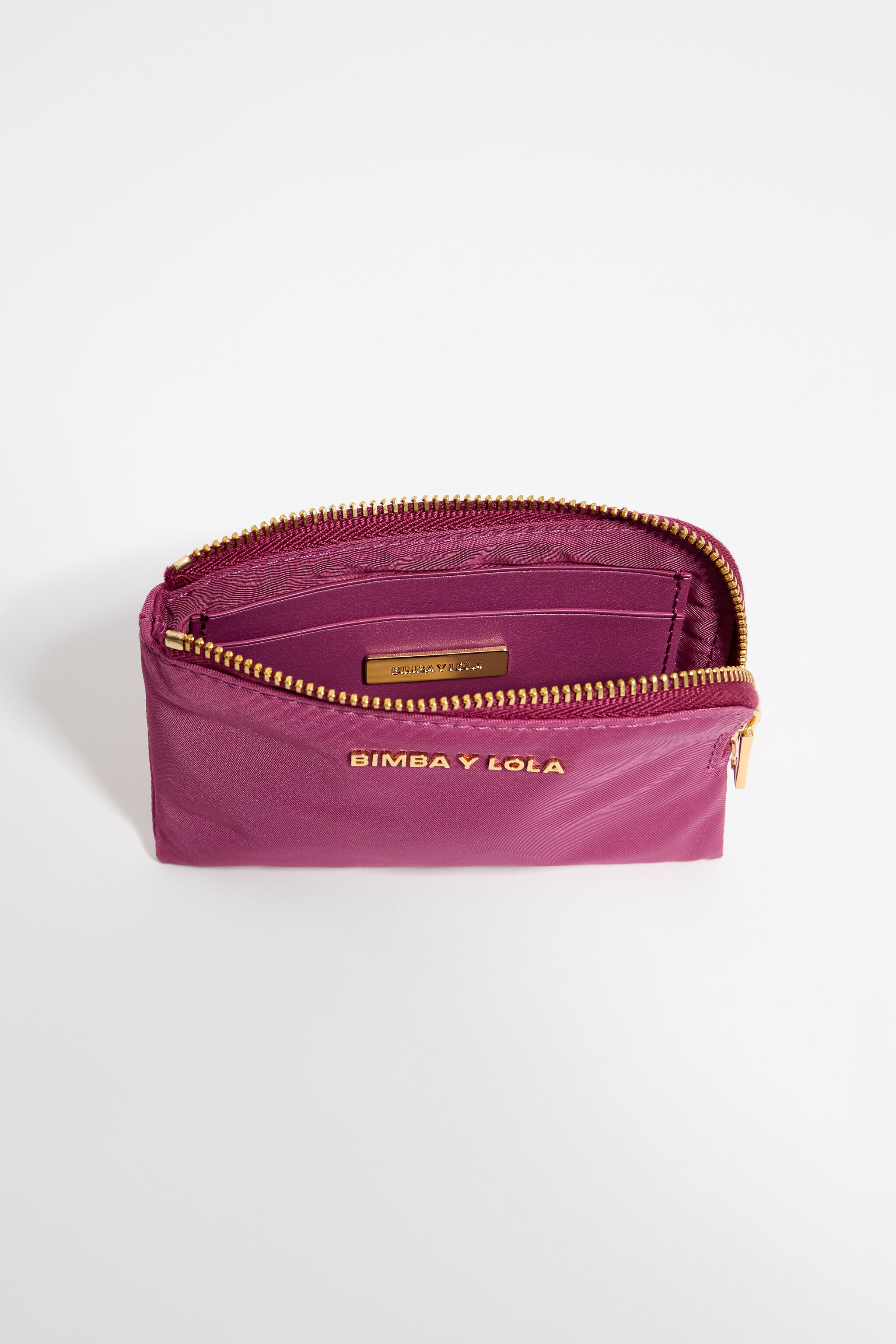 Monedero nylon rosa oscuro