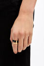 Anillo ancho dos bandas esmaltadas Anillo ancho dos bandas esmaltadas