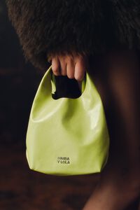 Bolso Paper mini piel lima