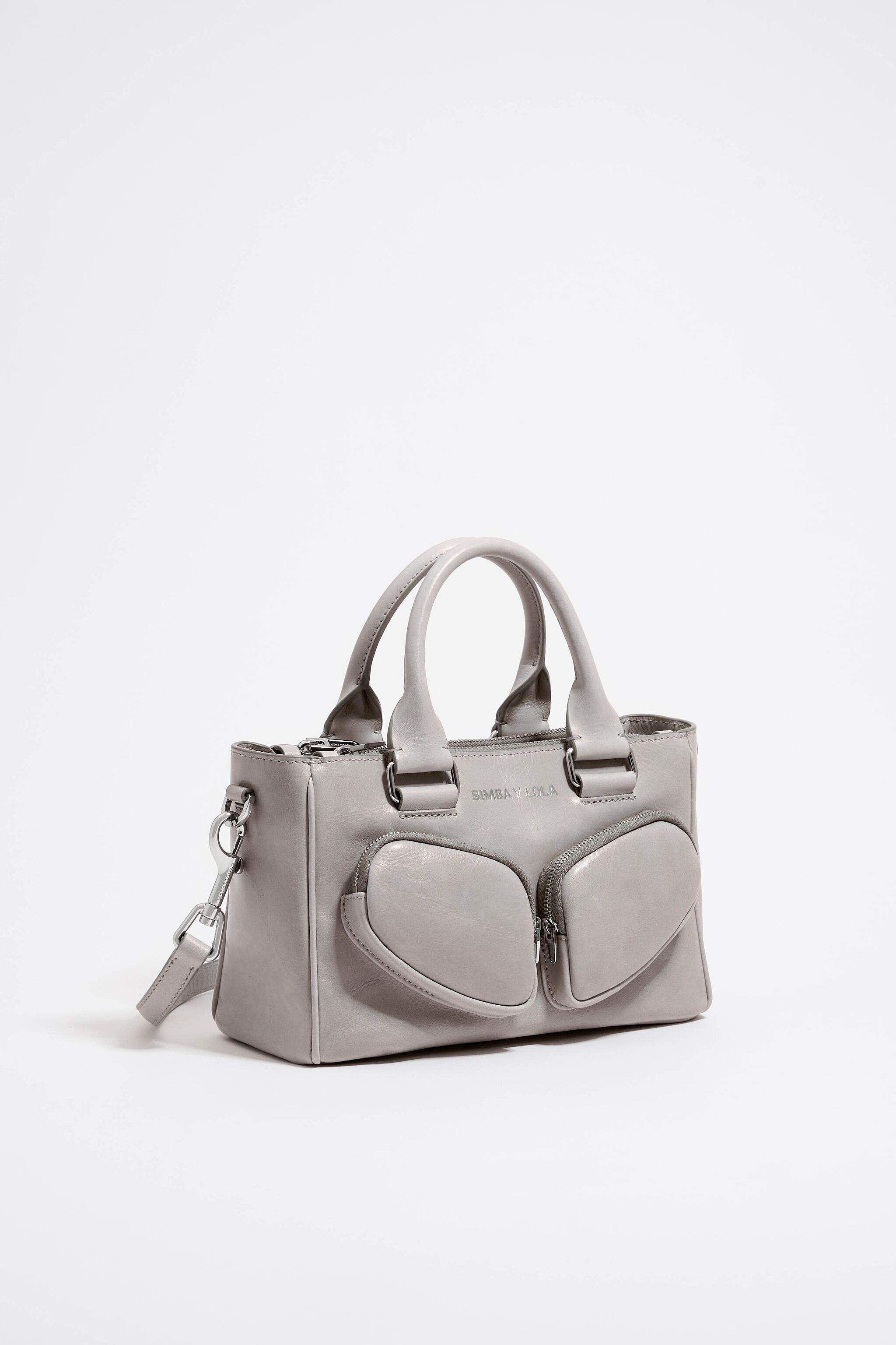 Bolso gris clearance
