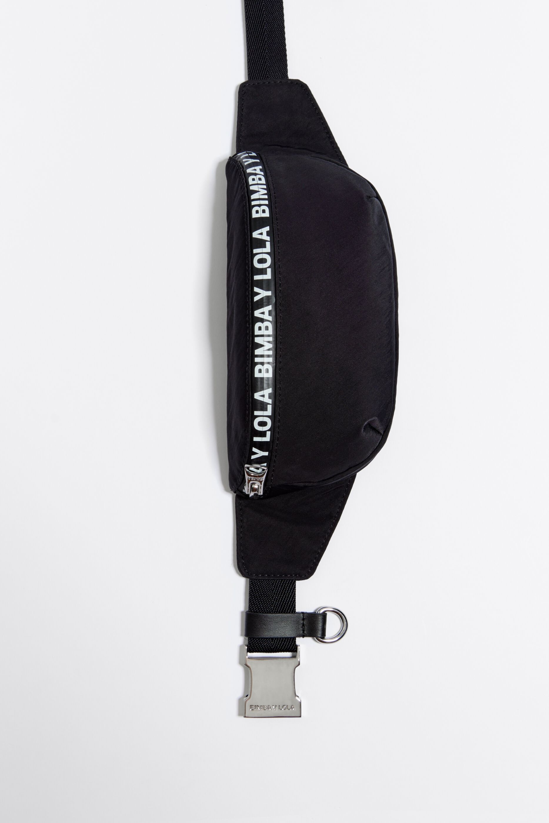 Rinonera mini nylon negra