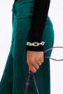 Pulsera cadena metal plateado Pulsera cadena metal plateado