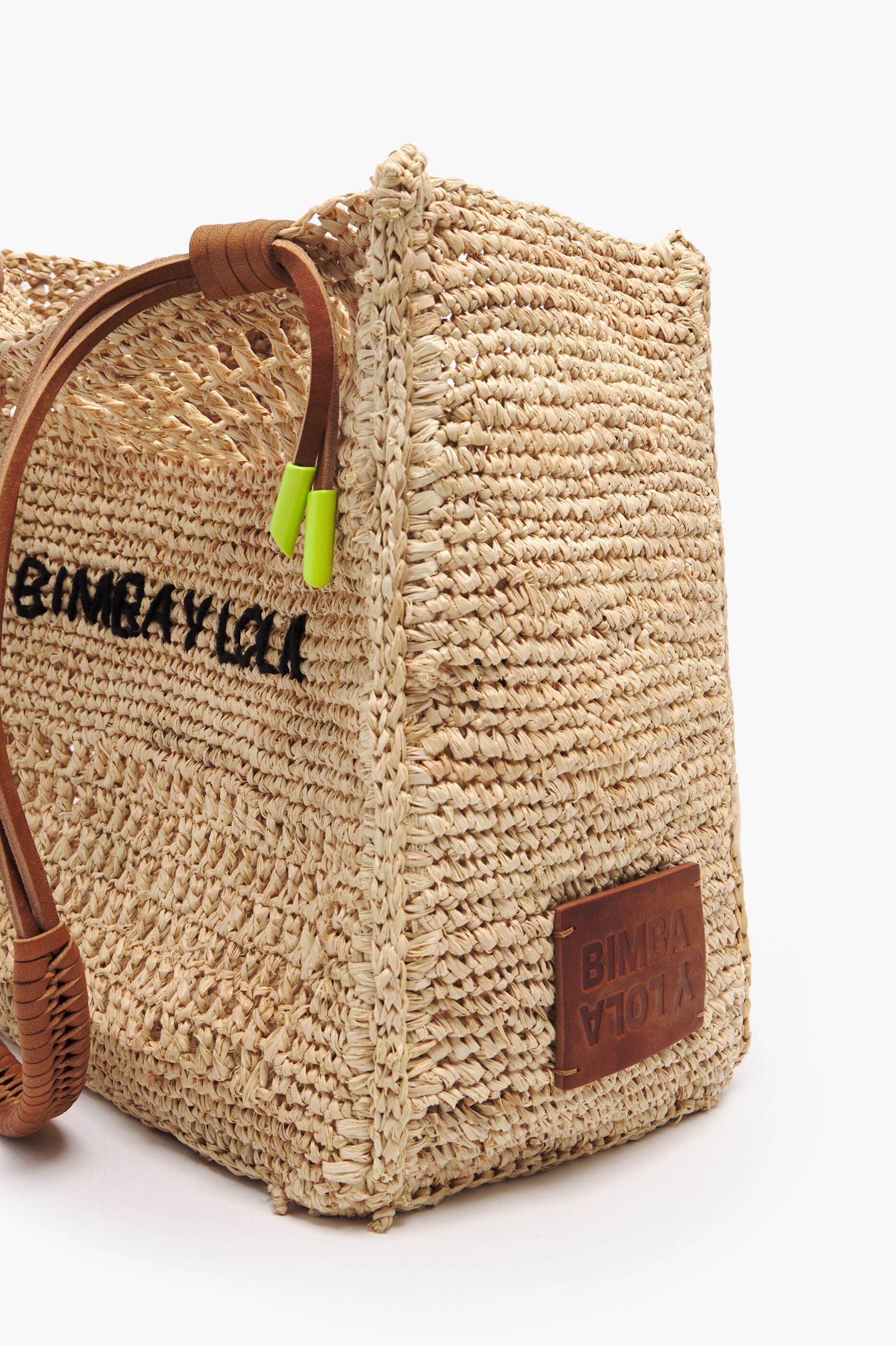 Bolso rafia outlet bimba y lola