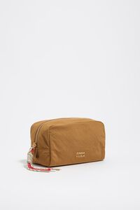 Neceser peque&ntilde;o nylon caramelo