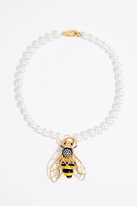 Collar perlas abeja Collar perlas abeja
