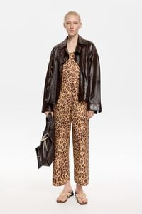 Mono denim Leopard natural