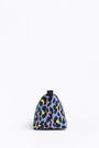 Neceser trapecio L nylon leopardo azul Neceser trapecio L nylon leopardo azul
