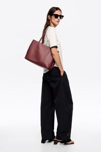 Bolso shopper Chihuahua piel burdeos