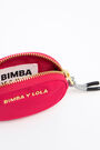 Monedero ovalado nylon fucsia Monedero ovalado nylon fucsia