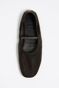 Bailarina rejilla el&aacute;stica color chocolate