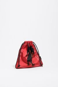 Bolso pouch pa&ntilde;uelo Dogs rojo