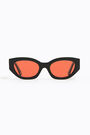 Gafas de sol ovaladas negras Gafas de sol ovaladas negras