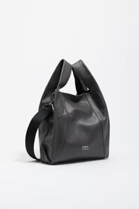 Bolso Paper mediano piel gris