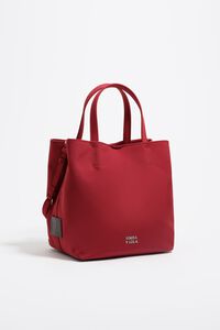 Bolso Chihuahua grande gabardina rojo oscuro