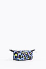 Neceser trapecio S nylon leopardo azul Neceser trapecio S nylon leopardo azul
