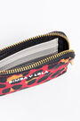 Monedero S nylon leopardo rojo Monedero S nylon leopardo rojo