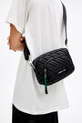Bolso bandolera XS trenzado negro Bolso bandolera XS trenzado negro