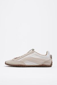 Bailarina deportiva 13 28 serraje y nylon blanca