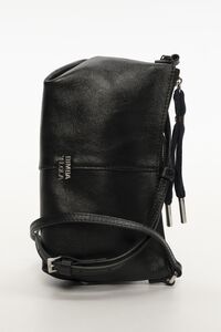 Bolso bandolera mini piel negro