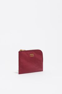 Monedero nylon burdeos