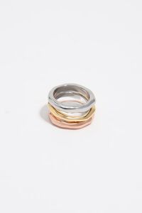 Anillo textura bandas tricolor