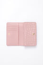 Cartera solapa croco rosa Cartera solapa croco rosa