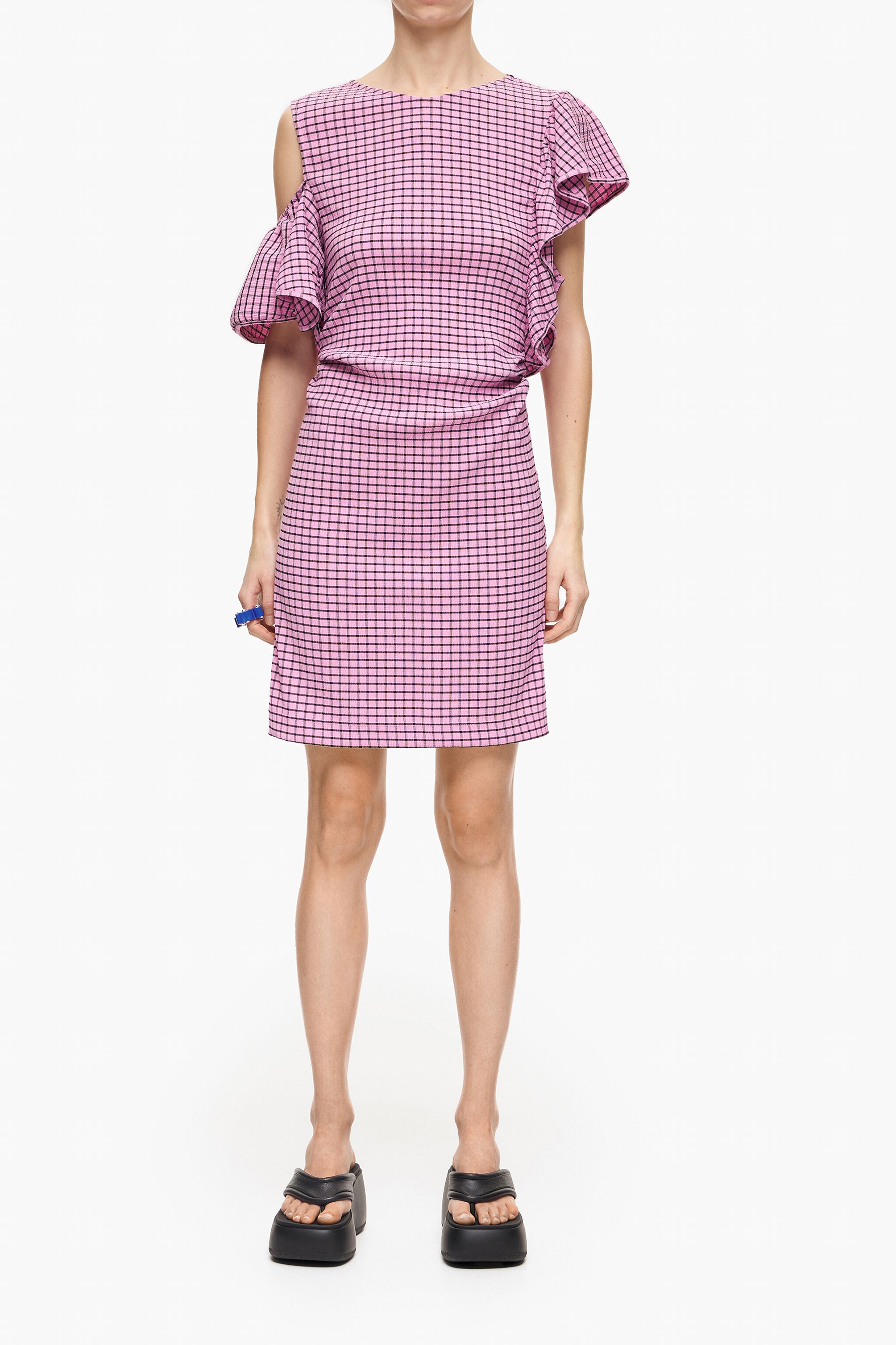 Vestido ajustado hotsell cuadros