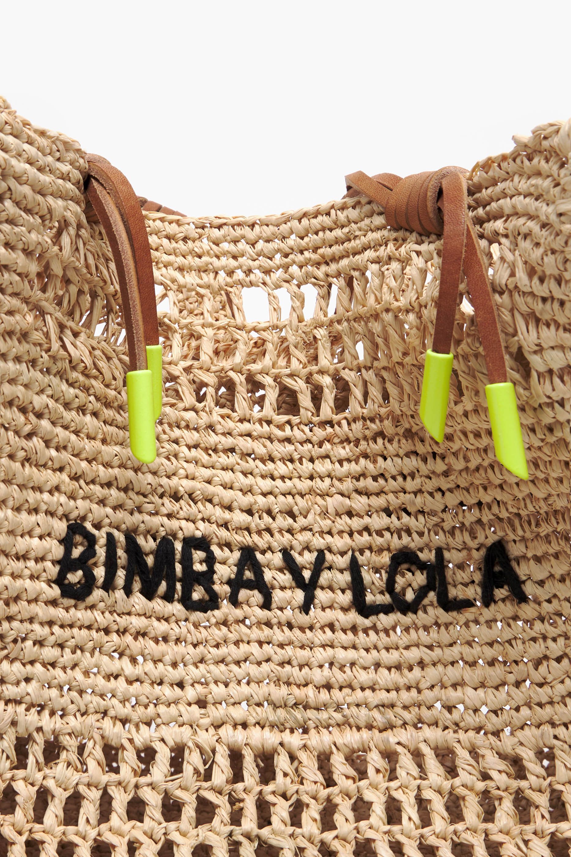 Bolso online tote rafia