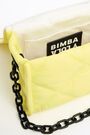 Bolso solapa S nylon acolchado amarillo Bolso solapa S nylon acolchado amarillo
