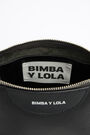 Bolso bandolera trapecio M piel negro Bolso bandolera trapecio M piel negro