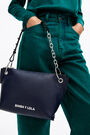 Bolso bandolera trapecio M piel marino Bolso bandolera trapecio M piel marino