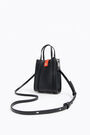 Minibolso tote negro Minibolso tote negro