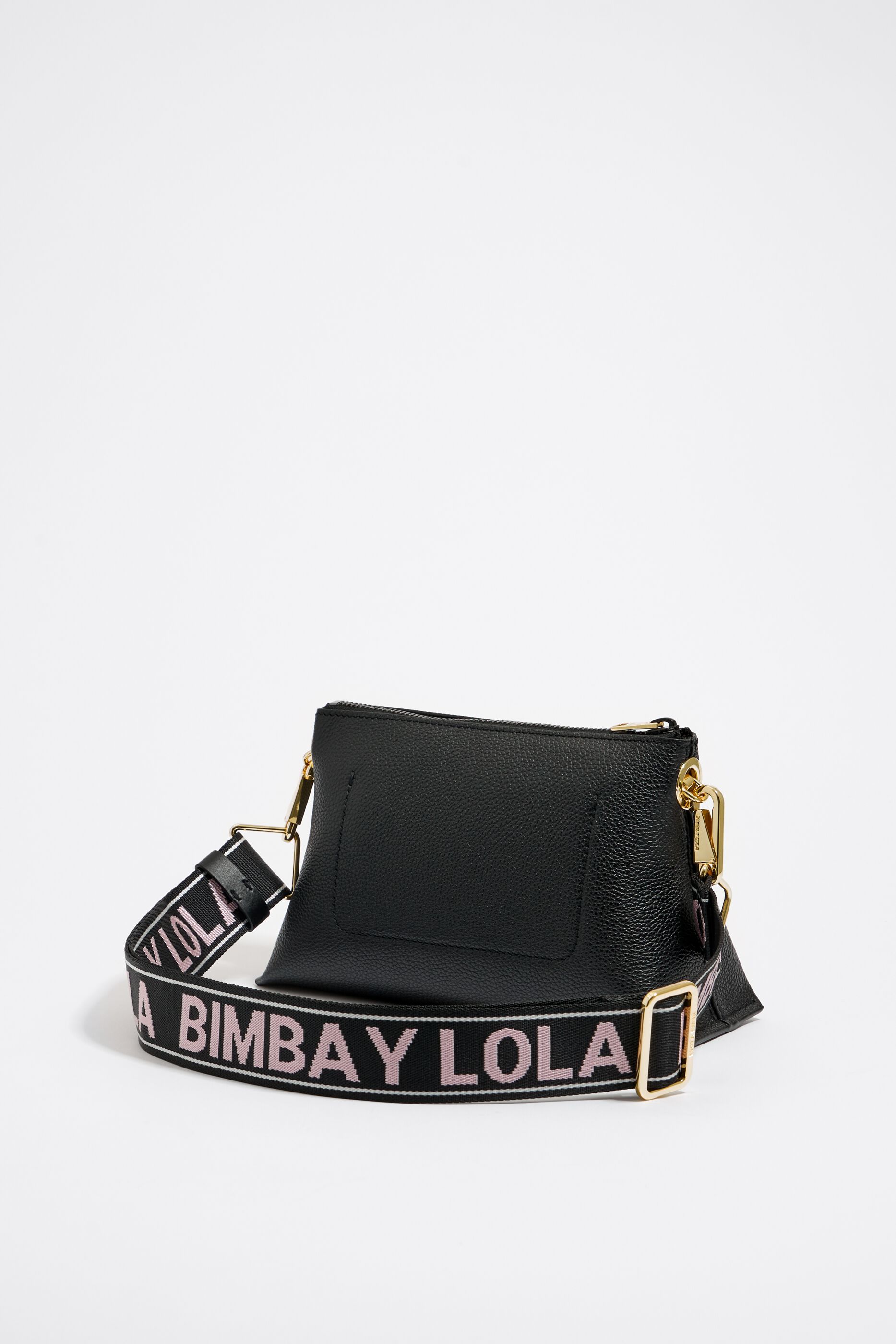 Bolso trapecio S piel negro