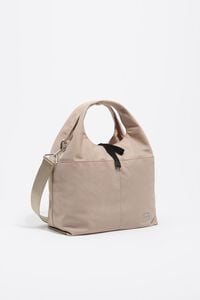 Bolso Paper mediano nylon piedra