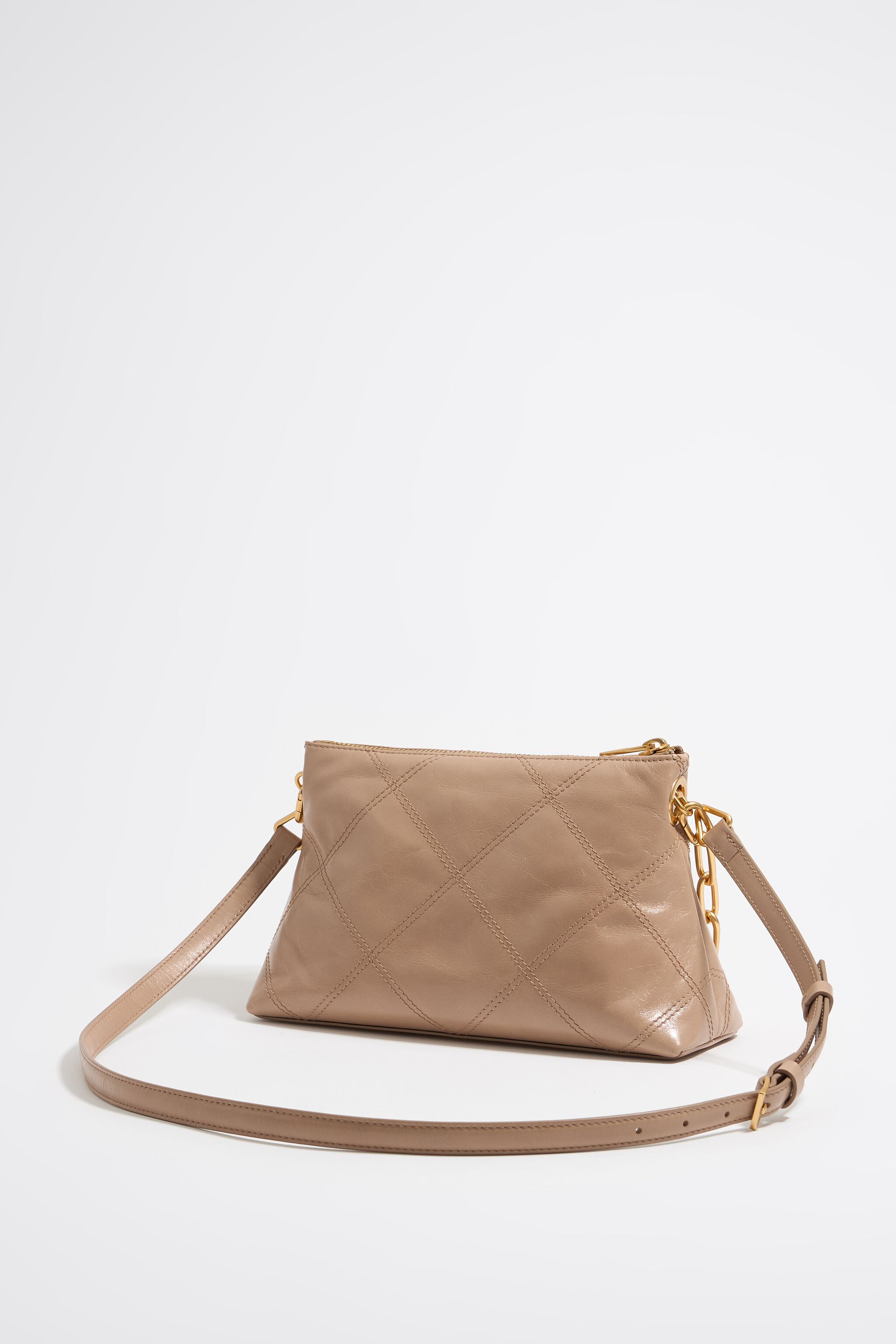 Bolso camel piel bimba y lola shop