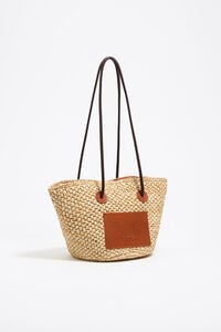 Bolso capazo mediano natural Bolso capazo mediano natural